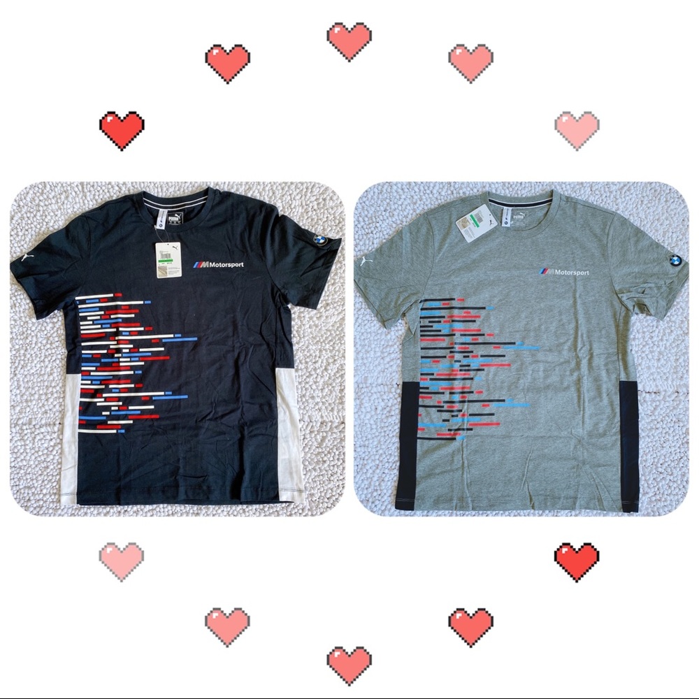 puma bmw mms graphic tee 2 colors Size M , L , XXL